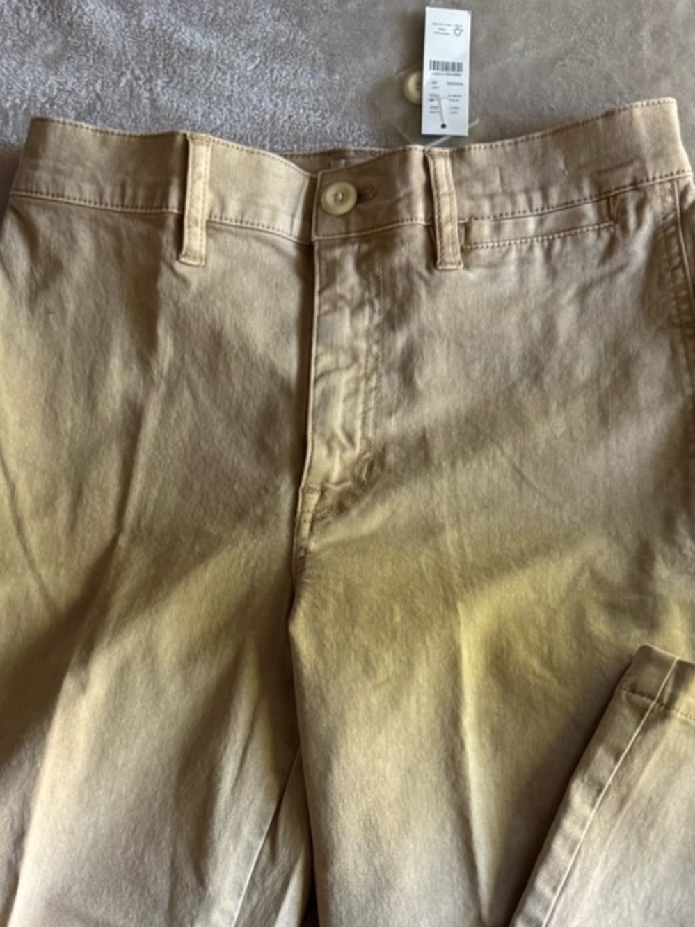 NWT J. CREW SLIM WIDE KHAKI CROP PANT. SOLD OUT EVERYWHERE. IMPOSSIBLE TO FIND!! - Picture 3 of 4